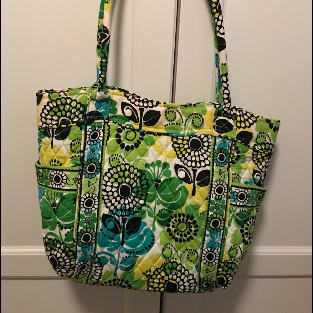 Vera Bradley Limes up Cotton Weekend Travel bag